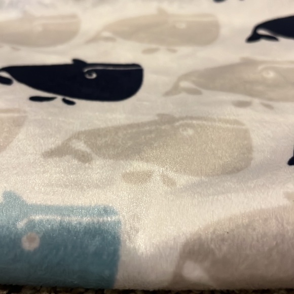 29”x36” Minky soft whale fabric - Picture 3 of 3